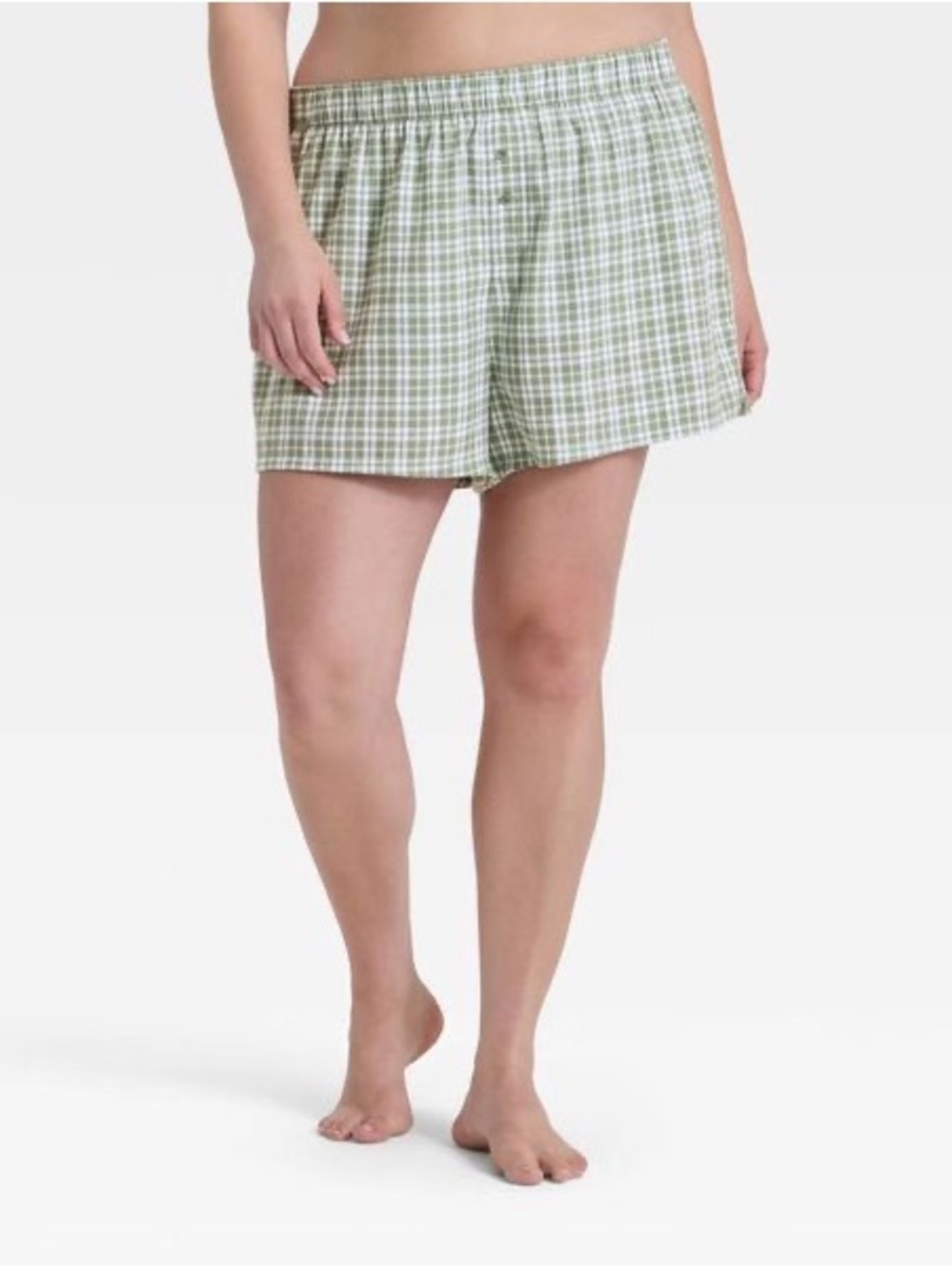 wild fable Light Green Plaid Sleep boxers